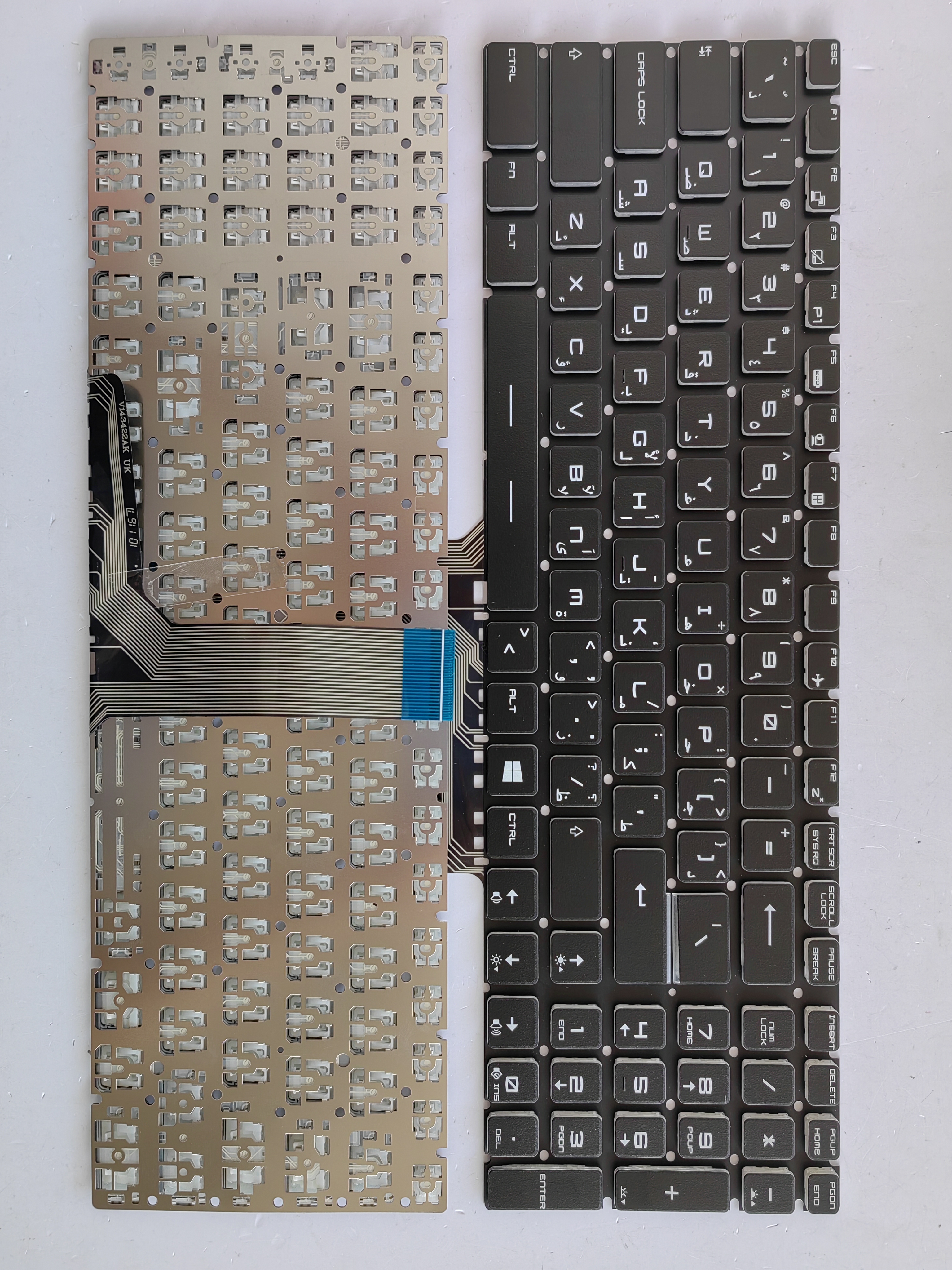 Picture of New Replacement Laptop Keyboard For MSI GS60 BLACK White Side (OEM) AR Layout